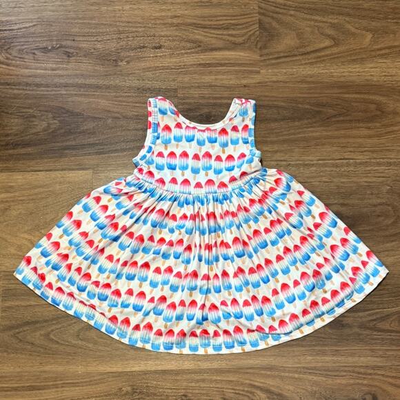 Mila & Rose Twirl Dress Girls 2T Red White & Cute Tank Style New Summer - Picture 1 of 3